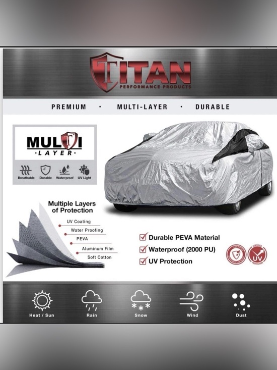 Titan Other - Titan Car Cover All Weather Waterproof Outdoor Heavy Duty Full Sedan Coupe L